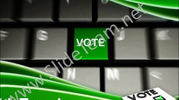 Keyboard With Vote Button Internet PowerPoint Templates ppt Themes 1012 Slides Backgrounds