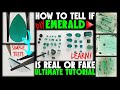 How to tell if Emerald is Real or Fake 🤔 DIY Ultimate Tutorial 😁 Easy Gem Test 💎