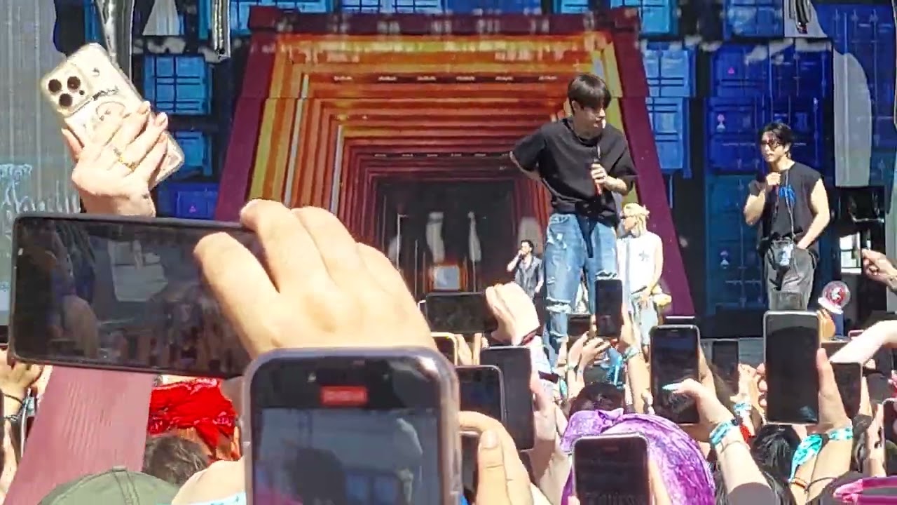 Stray Kids DominATE World Tour in Roma 30/07/25 Soundcheck - Chk Chk Boom ❤️ 