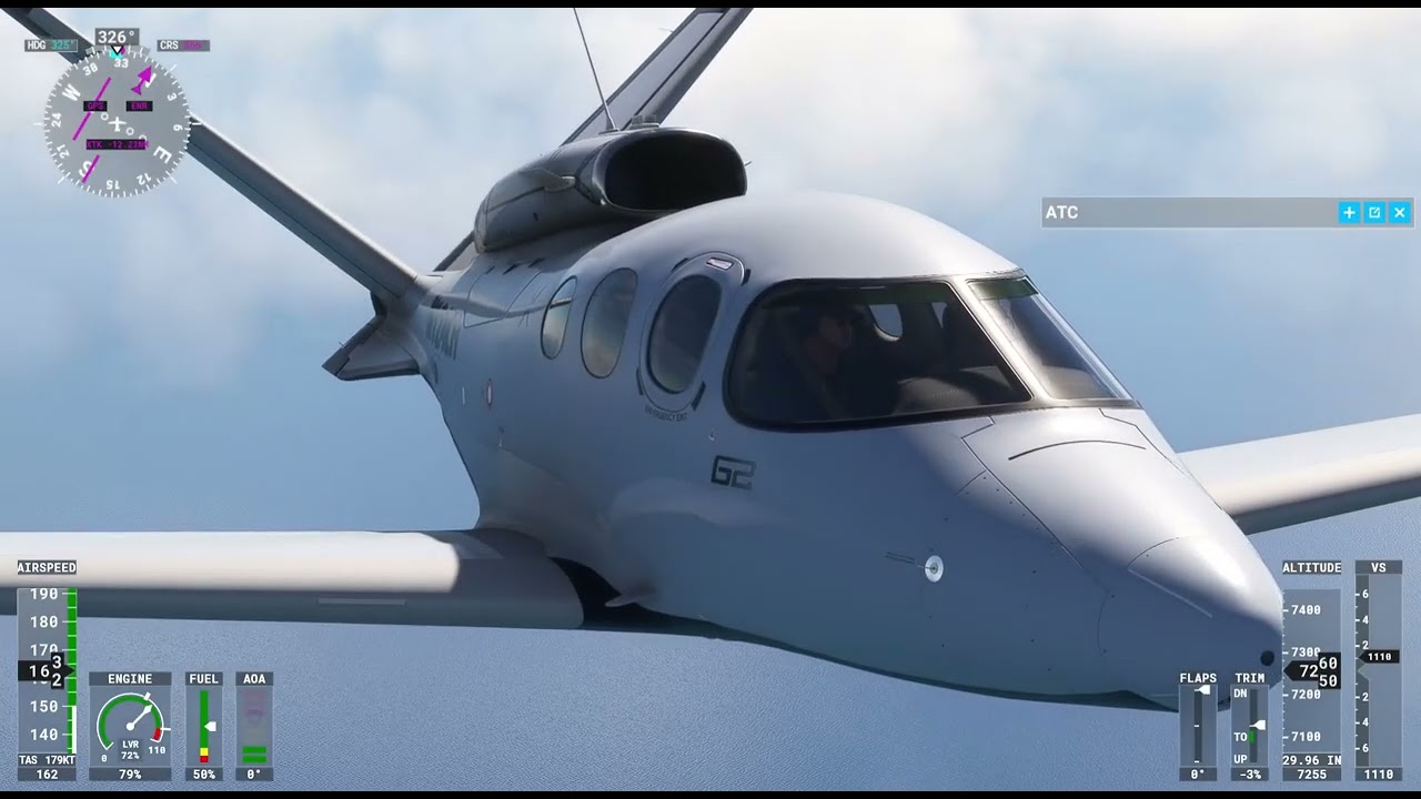 Cirrus Vision Jet departs RJNS IFR G3000 setup to RJGG Nagoya Japan