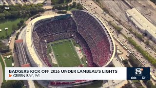 Badgers opener in Lambeau Field versus Notre Dame