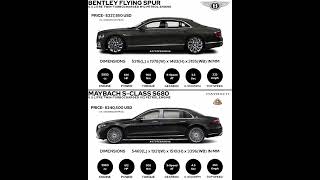 Bentley Flying Spur vs Mercedes S-Class S680 #shorts #car #bentley #flyingspur #mercedes #sclass