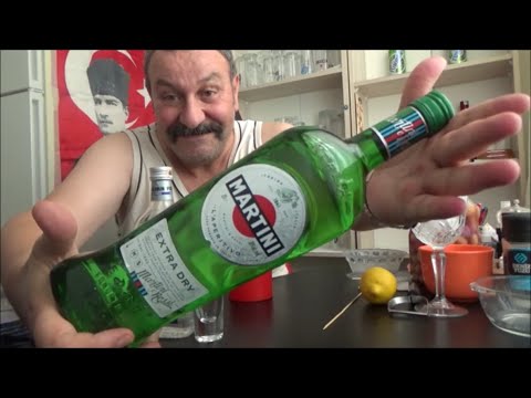 MARTINI EXTRA DRY (VERMUT) İNCELEMESİ ve TESTİ - VOTKA MARTINI KOKTEYL - DİRTY MARTINI -SEK MARTINI