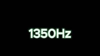 1350Hz / 1.35 KHz Tone Test: Speaker and & Headphone Frequency Response Test