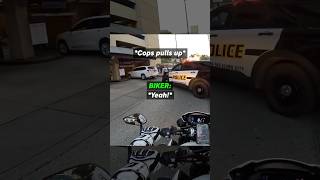 Instant Karma Driver Cuts Off Biker Police Pull Him Over 🚨