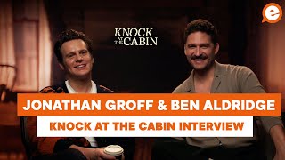 Jonathan Groff &amp; Ben Aldridge reflect on THAT ending of &#39;Knock at the Cabin&#39;