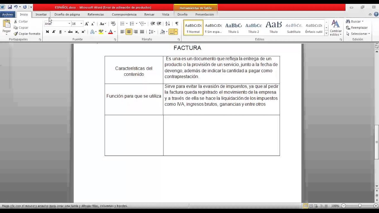 Poner Cuadro En Word Como hacer los cuadros en documento de word - YouTube