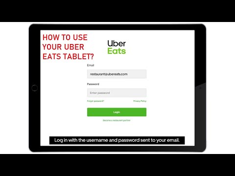 Uber Eats Restaurant Manager Tablet Training Video ?Uber Eats ?#ubereats #uber