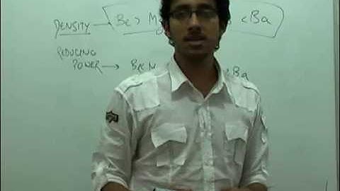 Group 2A properties - s-block elements part 12