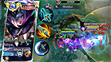 MIYA 1 HIT DELETE TUTORIAL BUILD 2025!💀 (100% AUTO KILL.) Miya Best Build and Emblem 2025!!! - MLBB🔥