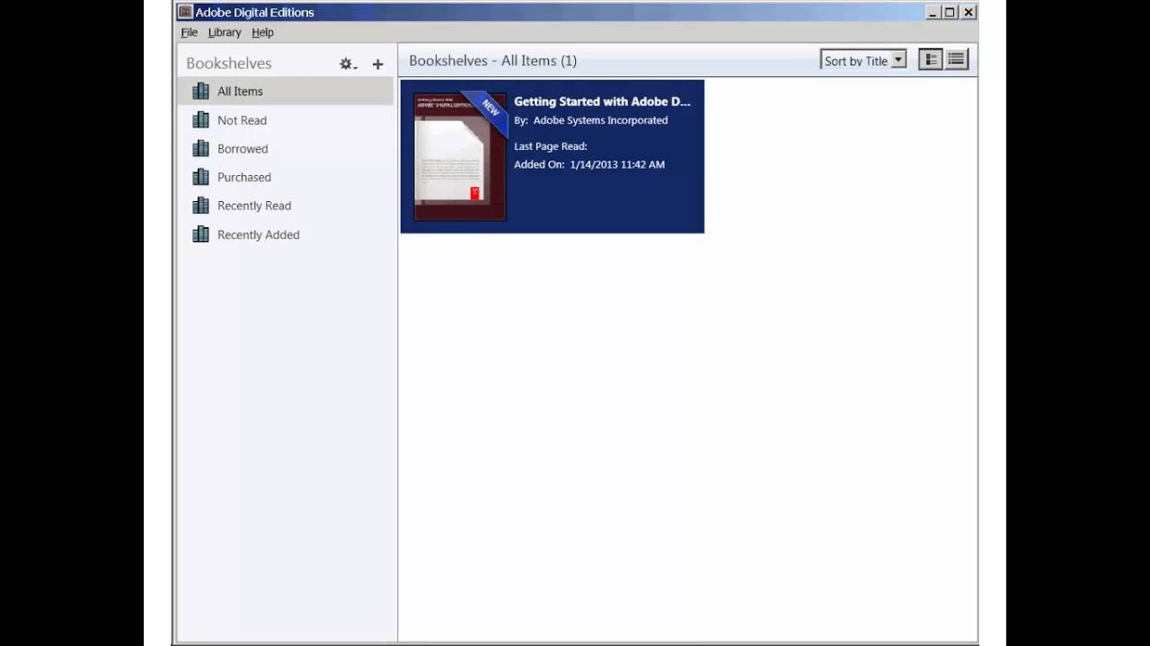 Downloading, Installing And Registering Adobe Digital Editions On A Windows 7 (Or Earlier) Computer