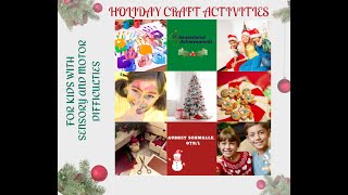 Holiday craft activities for kids with sensory and motor difficulties screenshot 4