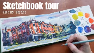 Sketchbook tour (Aug 2019 - Oct 2022)