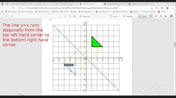 CSEC Mathematics Class - Transformation - Reflection and Enlargement - May 06, 2021