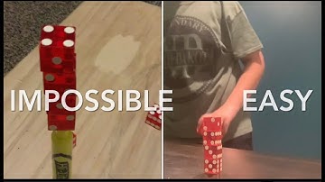 Dice stacking but the targets get smaller