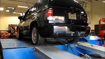 Trailblazer SS on the dyno after Headers