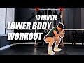 10 Minutes Lower Body Workout for Beginners (No Equipment)