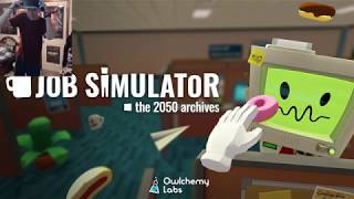 VR Commentary Stream | Job Simulator