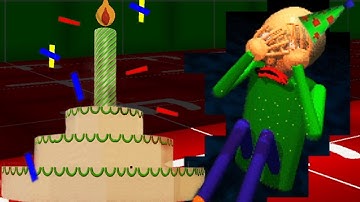 *NEW* I MADE BALDI CRY AT HIS BIRTHDAY PARTY.. SECRET ENDING. - Baldi