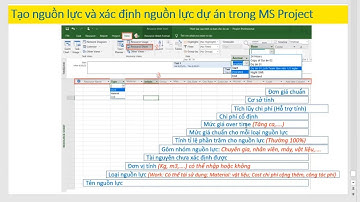 Hướng dẫn chi tiết Lập tiến độ công trình bằng Project - Phần 3 | VNK EDU