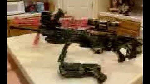 nerf longshot cs-6 sniper mod scratch paint