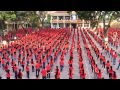 Duyệt Đồng diễn "Đến với con người Việt Nam" trường THPT Mê Linh.