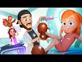 Turkey dance the song  family cartoons music with adley and dr dad turkey feet doctor visit