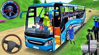 Real Coach Bus Driving 3D 2025 - Uphill Bus Drive Simulator - Android GamePlay screenshot 1