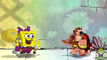 M.U.G.E.N. Battles | SpongeBob/Chowder vs Banjo Kazooie/Donkey Kong