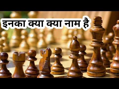 chess के मोहरों के नाम in English and Hindi with Images