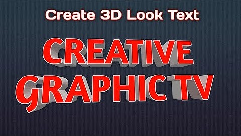 Create 3D Perspective Text In PixelLab