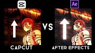 My CapCut VS After effects - Akaza edit (Shockvfx remake)