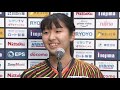 【インタビュー】出澤杏佳|2020 JAPAN オールスタードリームマッチ 日本代表選抜vsTリーグ選抜 第4試合