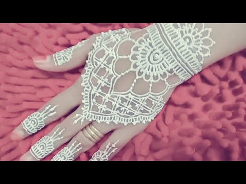  Henna  Putih  Pengantin  Simple Dan Cantik White Henna  Is 