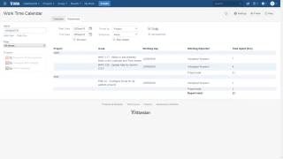 Work Time Calendar plugin for JIRA Cloud and JIRA Server version 2.9.x Work Time Calendar plugin for JIRA Cloud and JIRA Server version 2.9.x