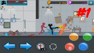 Anger Of Stick 5 Zombie Normal Mode Walkthrough Level 1- 2
