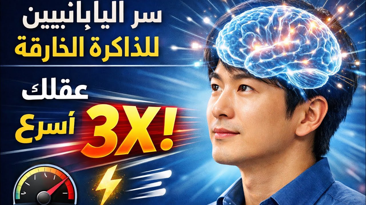 الطريقة اليابانية لذاكرة فولاذية 💪🏻🧠
