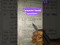 Computer based questions/ aps/ upsc/ upsssc/ all exams important# shortvideo