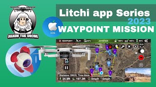 How to tutorial Litchi app Waypoint Mission DJI Mini 2 #shaunthedrone screenshot 5