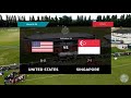 United states vs singapore  mixed final  2023 u24 world championships