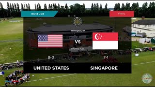 United States vs. Singapore | Mixed Final | 2023 U-24 World Championships screenshot 3