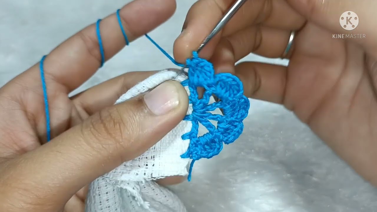 Crochet Beautiful Border Lace, Crochet Edging by @ArbinacolourfulThreads