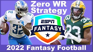 Zero WR Draft Strategy | 2022 Fantasy Football