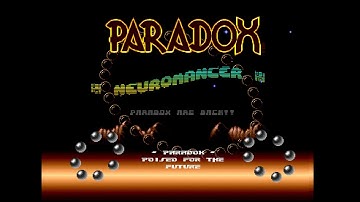 Commodore Amiga demo: Paradox - Neuromancer cracktro (1990)