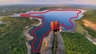 I Circumnavigated This Reservoir On My Paramotor!