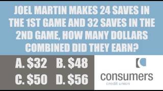 Consumers Credit Union Math Lesson 02