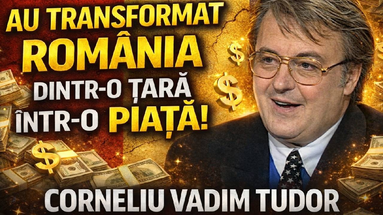 Corneliu Vadim Tudor la Marius Tucă Show - „Unii au transformat România dintr-o țară într-o piață