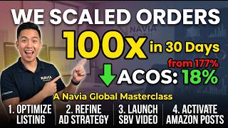 How We Scaled Amazon Orders by 100x in 30 Days (ACOS Dropped to 18%!)