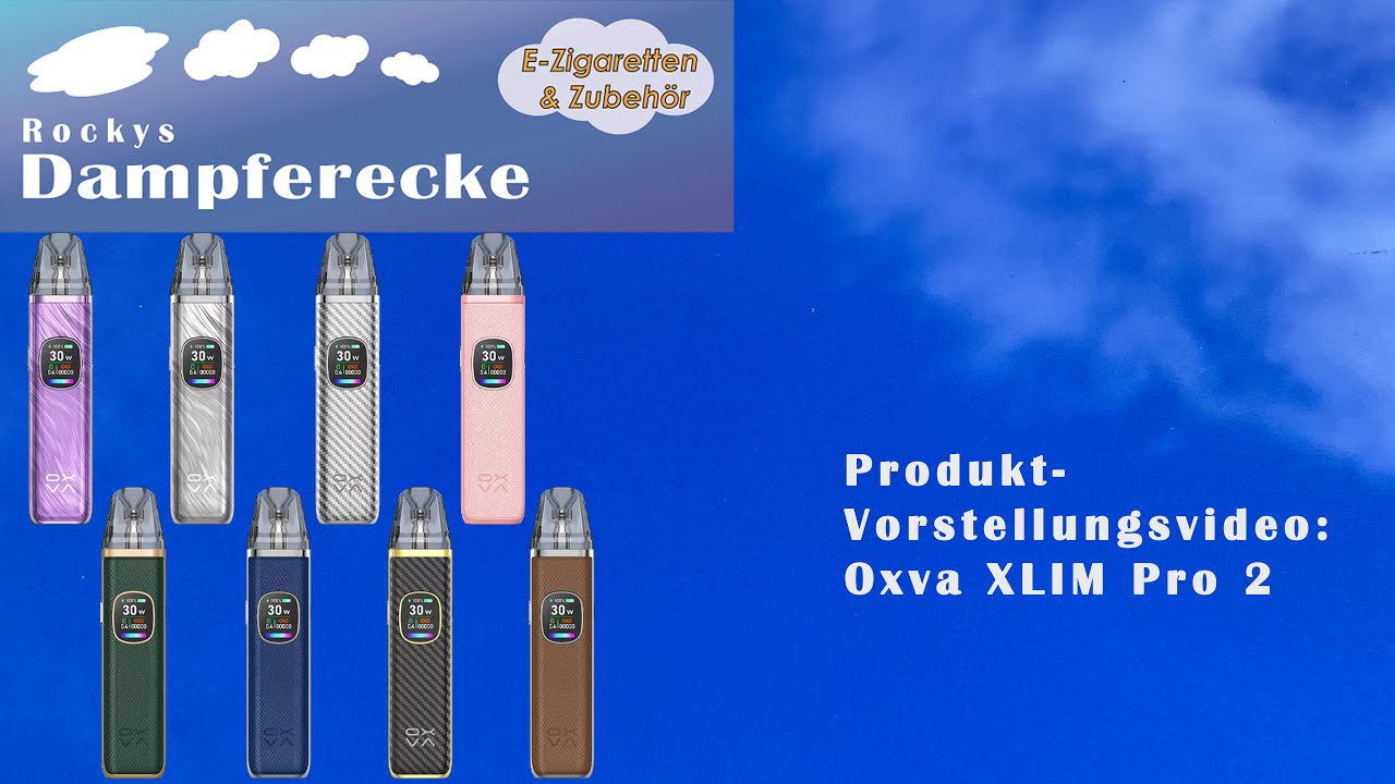 oxva xlim pro 2 anleitung OXVA XLIM PRO 2 Pod Kit User Manual main image 1
