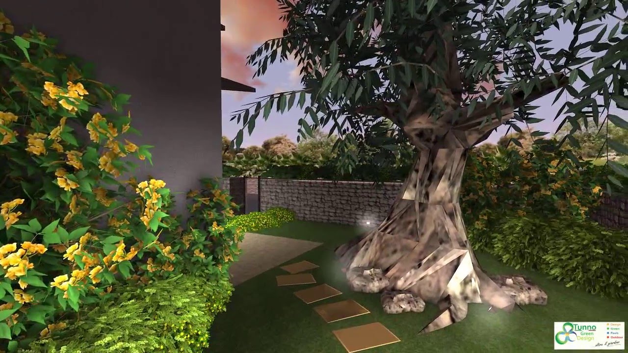 Un piccolo giardino tutto su un livello Creare un piccolo giardino in casa